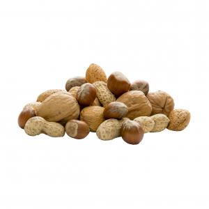 Peanuts and nuts in the shell